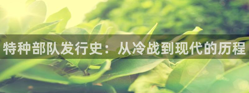 im电竞集团有限公司：特种部队发行史：从冷战到现代的历程